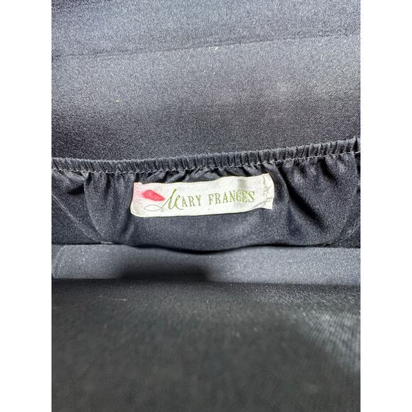 Vintage Mary Frances Designer Beaded Handbag Black Evening OK 0973628 - Picture 6 of 10